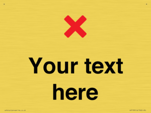 Custom plain background, red cross sign